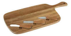 Leopold Vienna Kaasplank met 3 kaasmesjes Ovieda Acacia 50 x 25 cm Online
