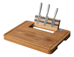 Kaasset Boska Party Cheese Set Brown / Silver (Set van 4)