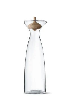 Karaf Georg Jensen Alfredo Glas met Houten Stop 1l