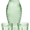Karaf met Glazen Serax M Fish & Fish Greem 850 ml