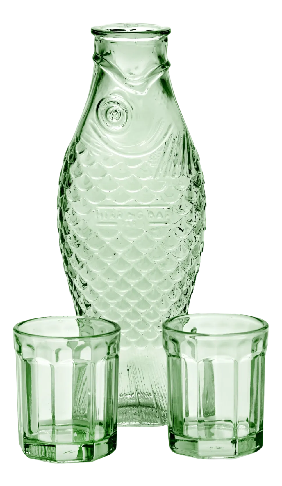 Karaf met Glazen Serax M Fish & Fish Greem 850 ml