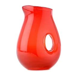 Karaf POLSPOTTEN Jug with Hole Red 850 ml