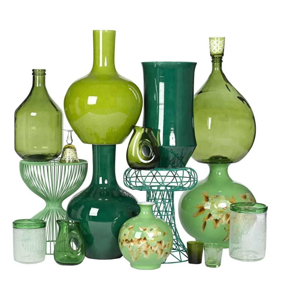 Karaf POLSPOTTEN Jug with Hole Moss 850 ml