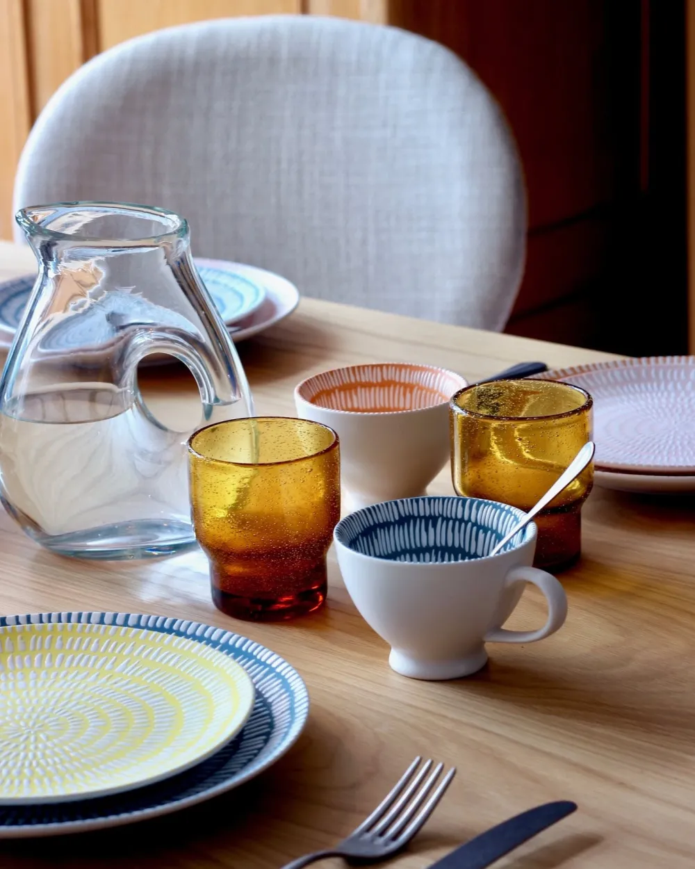 POLSPOTTEN Karaf Jug with Hole Clear 850 ml