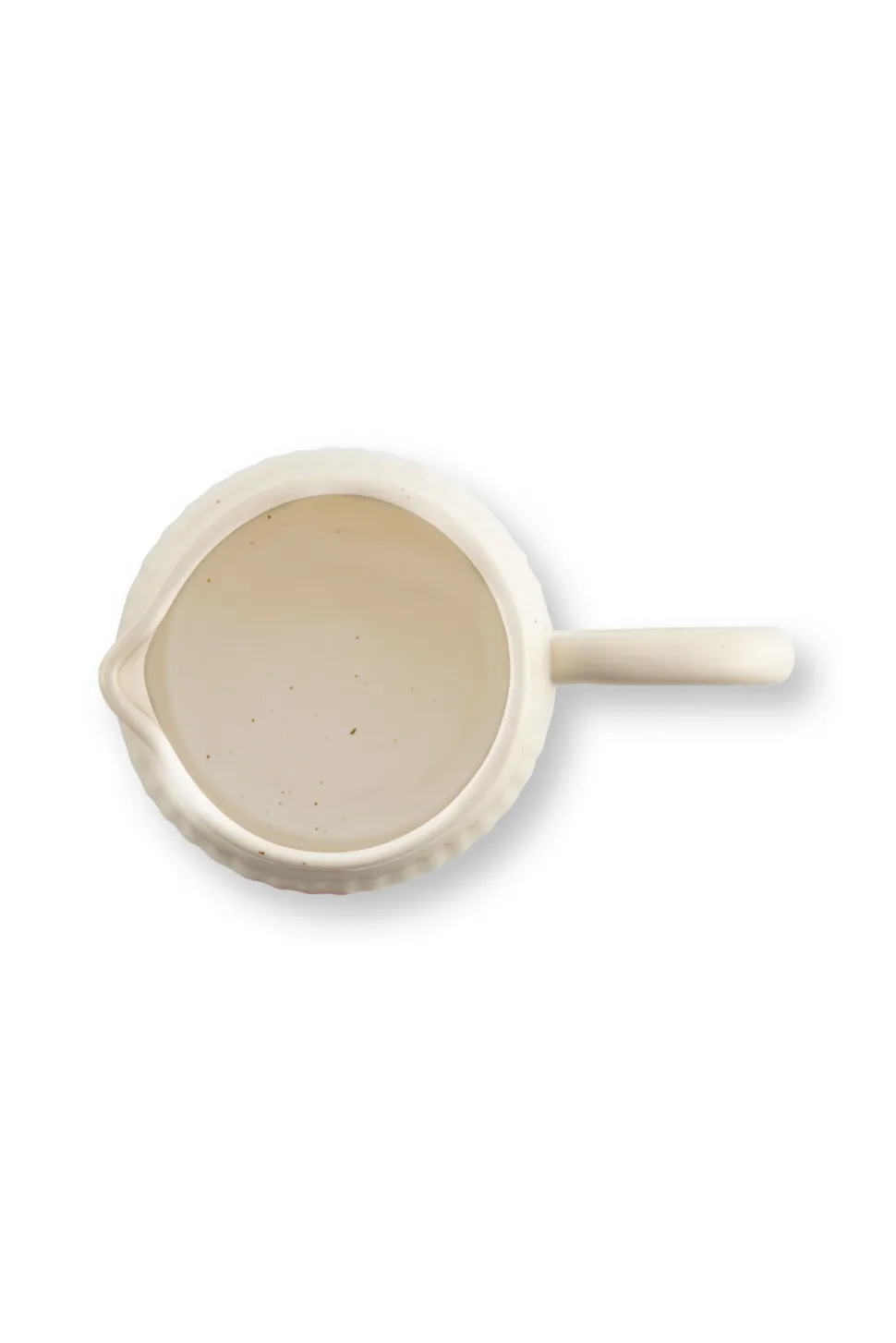 Karaf vtwonen Jug With Ear Ceramic Offwhite