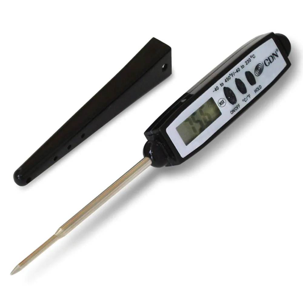 CDN Kernthermometer Digitaal Pocketmodel Zwart Hot
