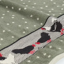 Keukendoek Bunzlau Castle Chickens Dark Green KitchenTowelChickensDarkGreen - 60 x 53 cm