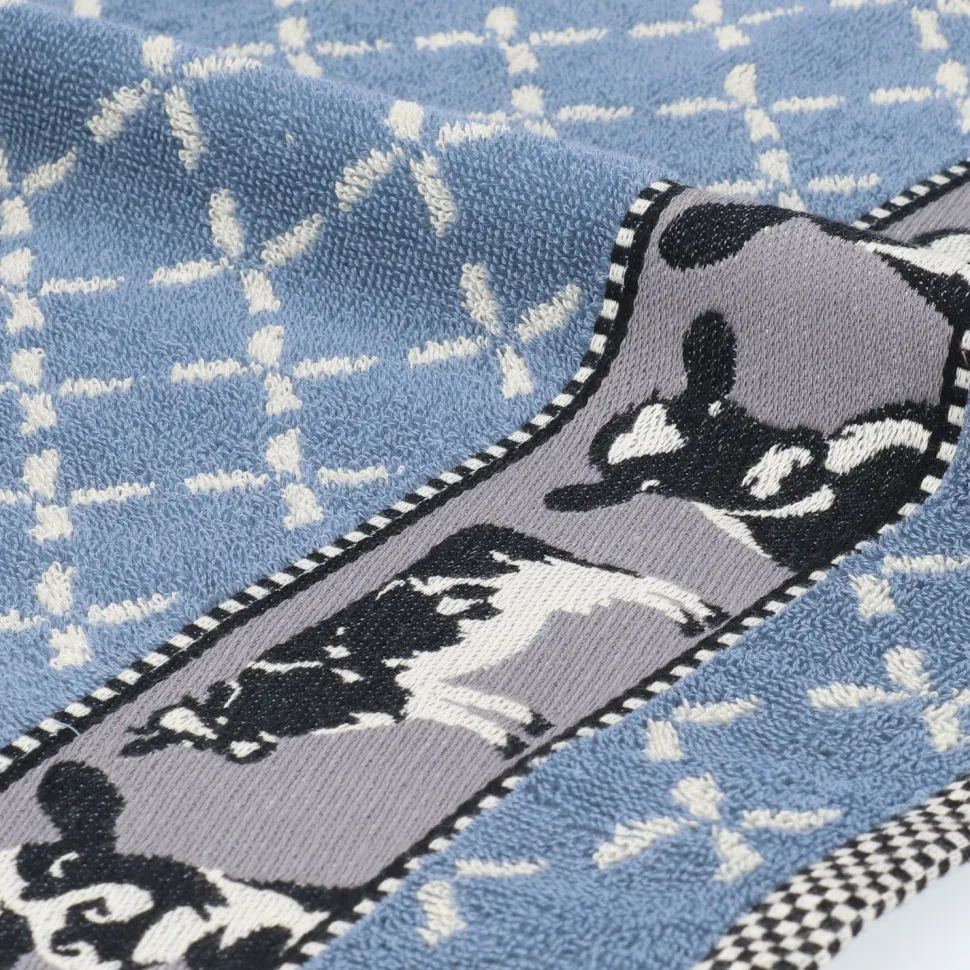 Keukendoek Bunzlau Castle Cows Grey - 60 x 53 cm