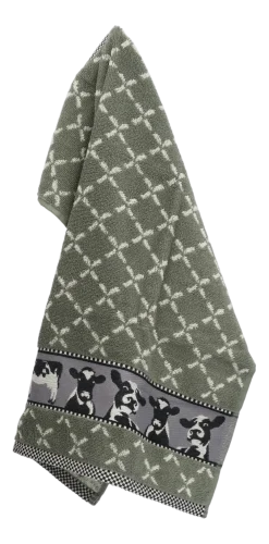Bunzlau Castle Keukendoek Cows Dark Green KitchenTowelCowsDarkGreen - 60 x 53 cm Sale