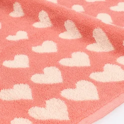 Bunzlau Castle Keukendoek Hearts Pink KitchenTowelHeartsPink - 60 x 53 cm Discount