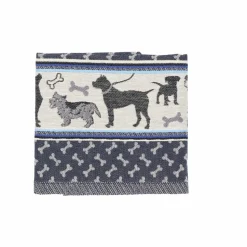 Keukendoek Bunzlau Castle Hond Donkerblauw