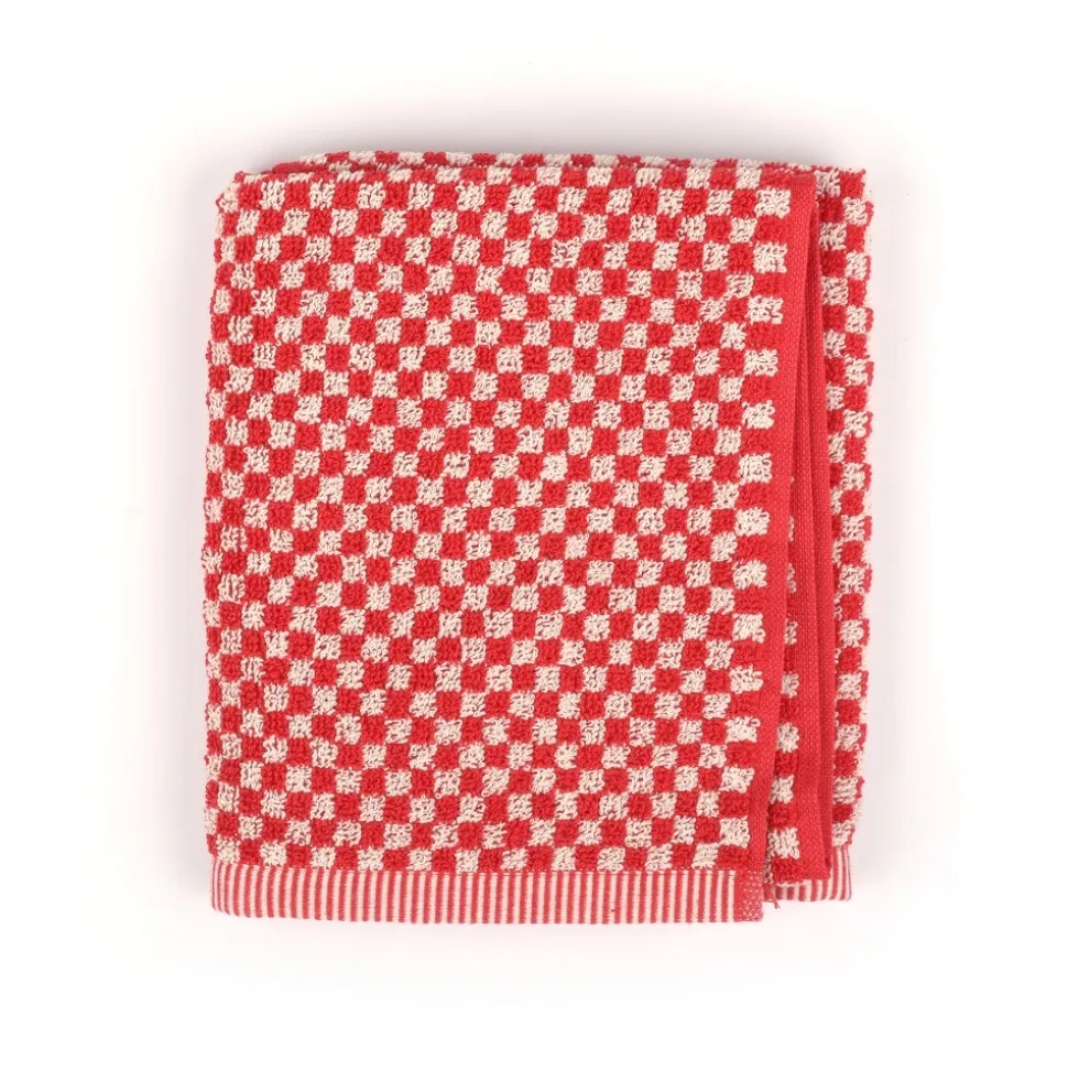 Keukendoek Bunzlau Castle Small Check Rood