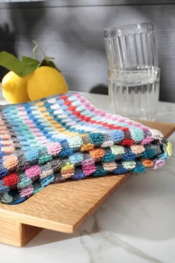 Keukendoek Cawö Confetti Karo Multicolor 50 x 50 cm (Set van 4)