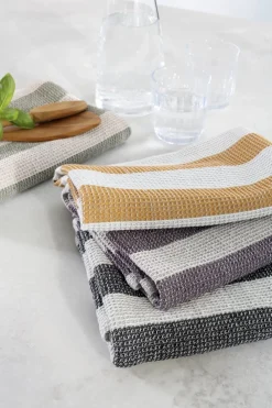 Cawo Keukendoek Cawö Piqué Cuisine Stripes (Set van 4) New