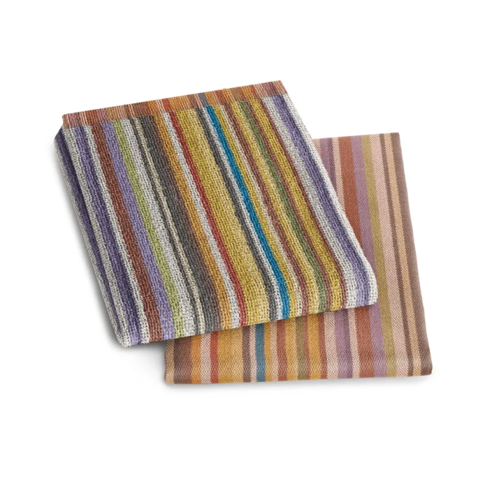 Keukendoek DDDDD Over the Rainbow Terra (set van 6)
