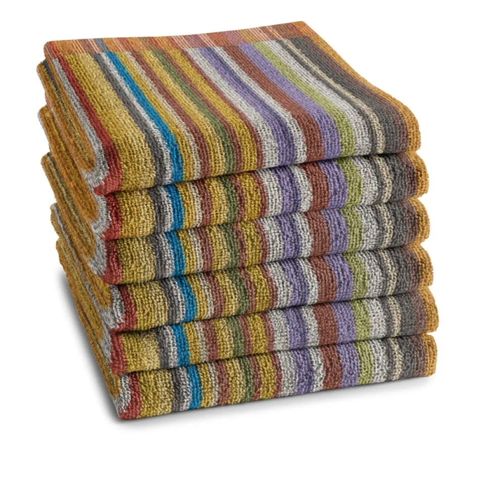 Keukendoek DDDDD Over the Rainbow Terra (set van 6)