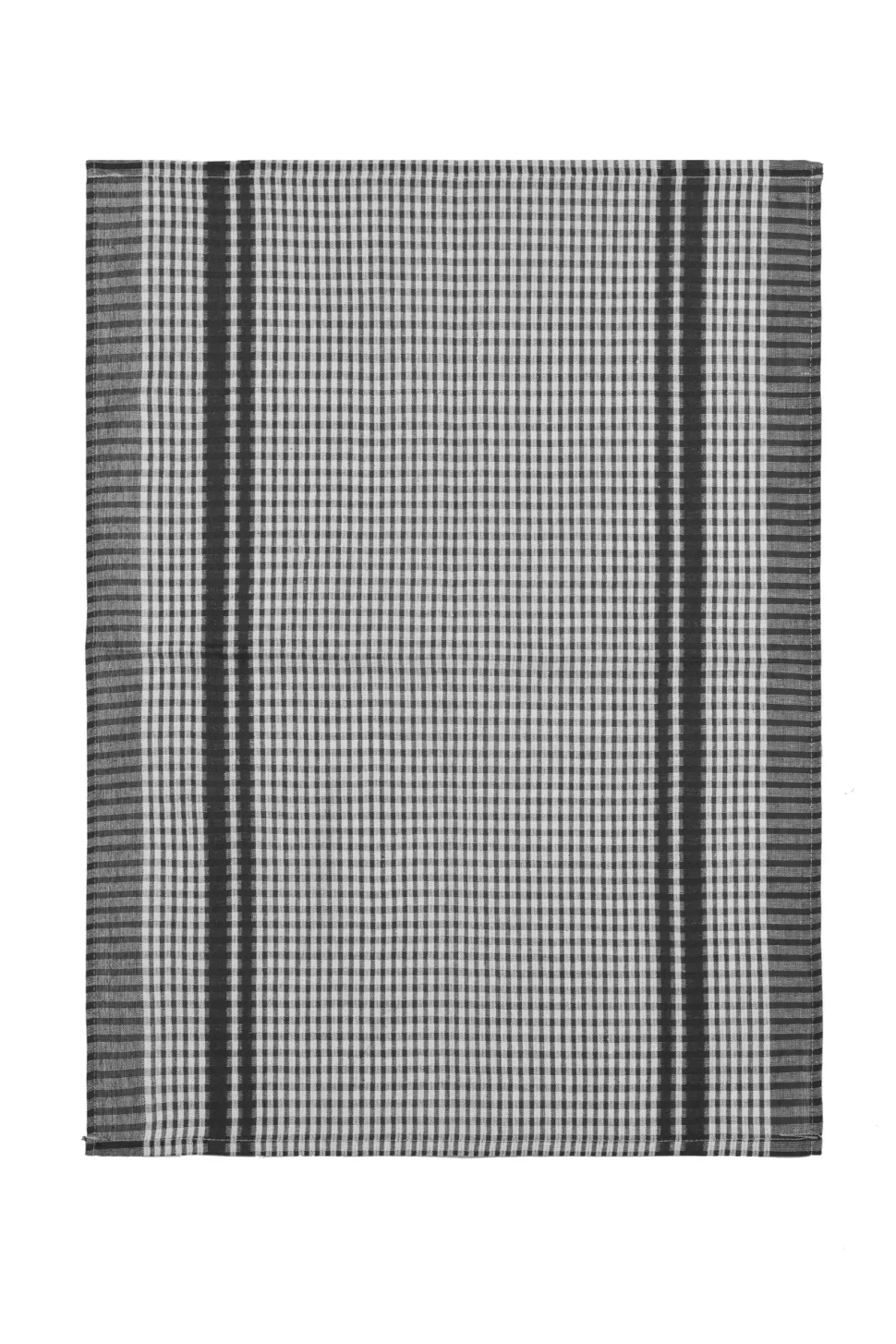 Keukendoek Tiseco Home Studio Waffle Black (Set van 4) - 50 x 70 cm