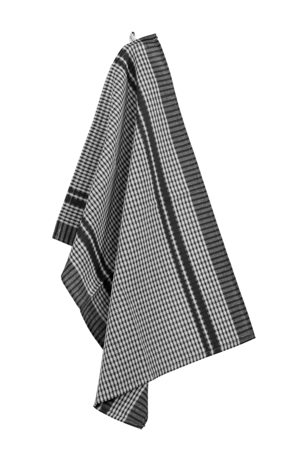 Keukendoek Tiseco Home Studio Waffle Black (Set van 4) - 50 x 70 cm