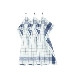 Keukendoek Tiseco Home Studio Pharao BML Dark Blue (Set van 3) - 50 x 70 cm