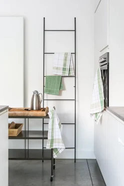 Keukendoek Tiseco Home Studio Pharao BML Smoke Green (Set van 3) - 50 x 70 cm