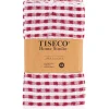 Tiseco Keukendoek Home Studio Oman Red (Set van 3) - 50 x 70 cm Online