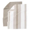 Keukendoek Tiseco Home Studio Combo Taupe (Set van 4) - 50 x 70 cm