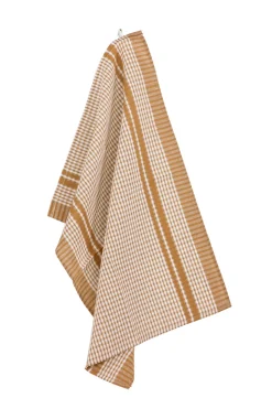 Keukendoek Tiseco Home Studio Waffle Camel (Set van 4) - 50 x 70 cm