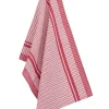 Keukendoek Tiseco Home Studio Waffle Red (Set van 4) - 50 x 70 cm