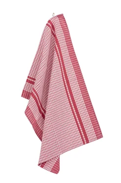 Keukendoek Tiseco Home Studio Waffle Red (Set van 4) - 50 x 70 cm