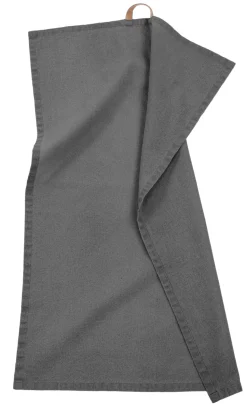 Keukendoek Tiseco Home Studio Myrna Charcoal (Set van 3) - 50 x 70 cm