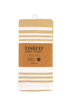 Keukendoek Tiseco Home Studio Combo Camel (Set van 4) - 50 x 70 cm