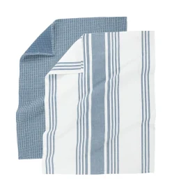 Tiseco Keukendoek Home Studio Combo Stone Blue (Set van 4) - 50 x 70 cm Hot