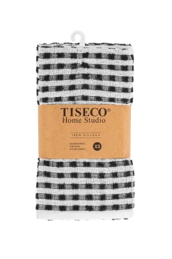 Tiseco Keukendoek Home Studio Oman Black (Set van 3) - 50 x 70 cm Sale