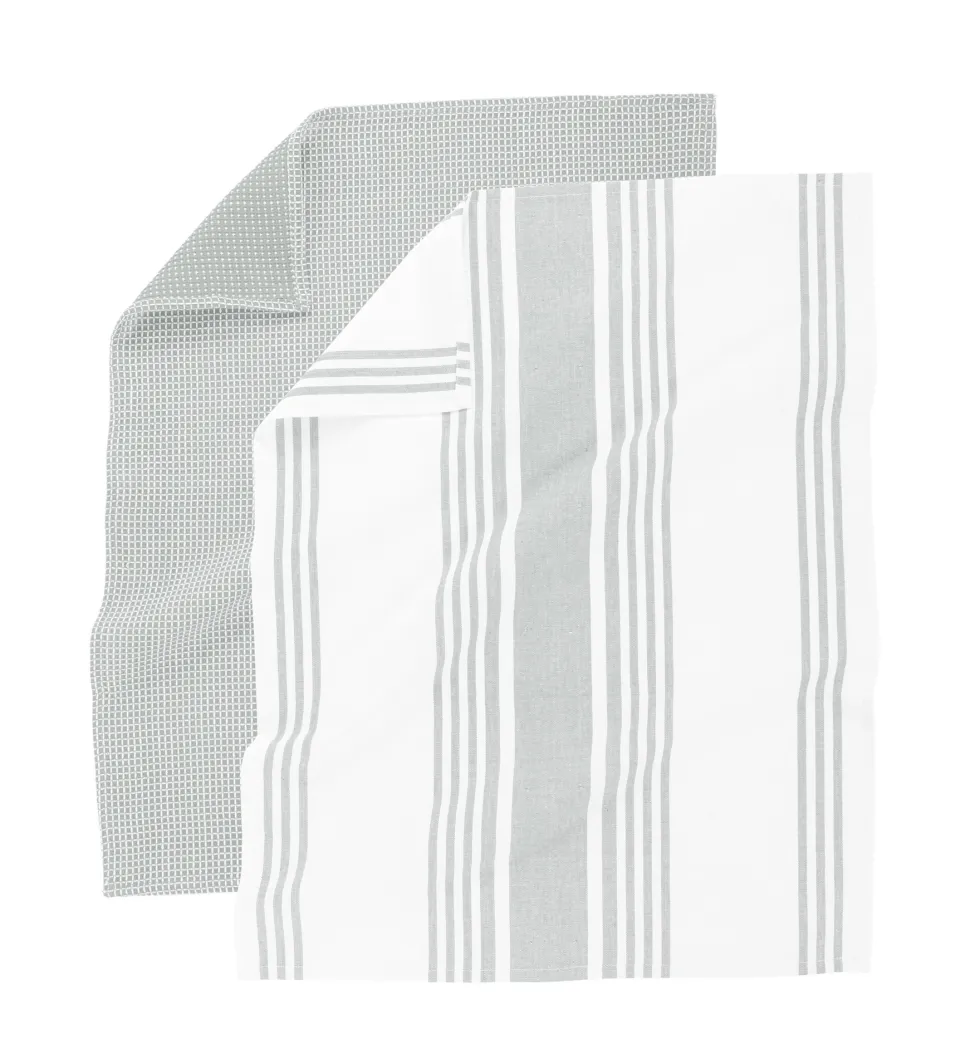 Keukendoek Tiseco Home Studio Combo Light Grey (Set van 4) - 50 x 70 cm