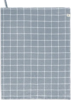 Keukendoek Walra Dry with Cubes Jeans Blauw (50 x 70 cm)