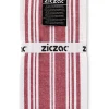 Keukendoek Ziczac Culinary Duo Stripe Red (Set van 3) - 50 x 76 cm