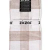 Keukendoek Ziczac Culinary Duo Waffle Brown (Set van 3) - 50 x 76 cm