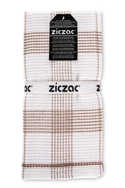 ZicZac Keukendoek Culinary Duo Leno Washed Indigo (Set van 3) - 50 x 76 cm