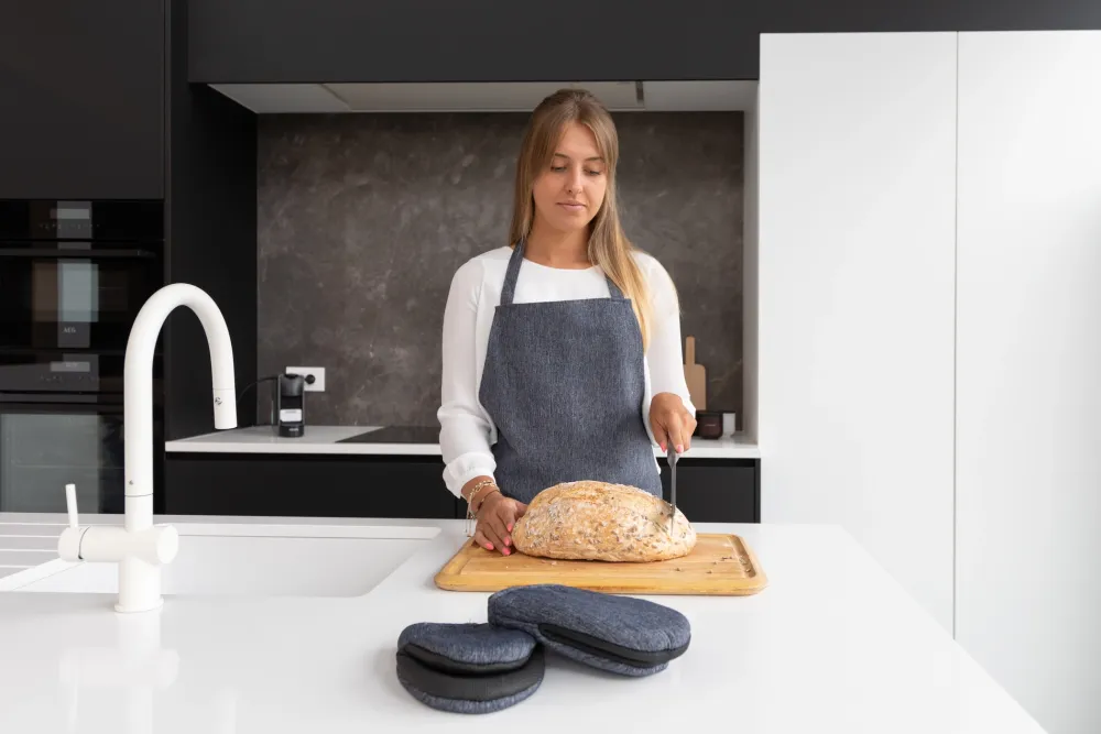 Tiseco Keukenhandschoen Home Studio Stella Grey (Set van 2) Online
