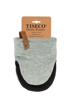 Keukenhandschoen Tiseco Home Studio Hercules Green (Set van 2)