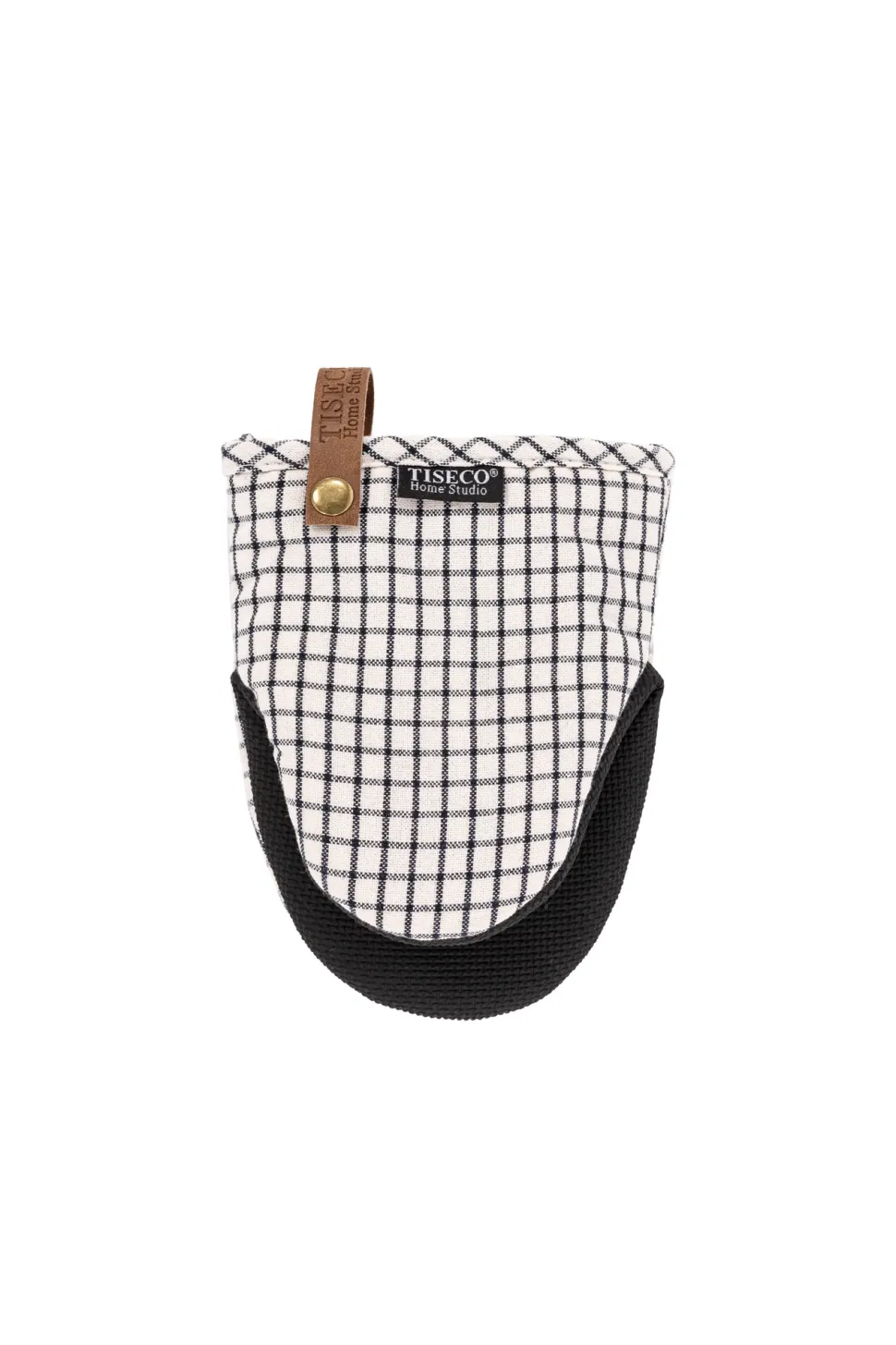 Keukenhandschoen Tiseco Home Studio Sherlock Tartan Black (Set van 2)