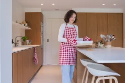 Tiseco Keukenhandschoen Home Studio Gingham Red (Set van 2) Discount
