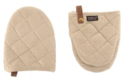 Tiseco Keukenhandschoen Home Studio Velmar Beige (Set van 2) New