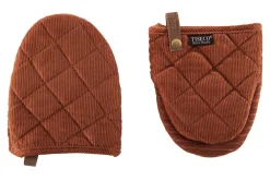 Tiseco Keukenhandschoen Home Studio Velmar Cognac (Set van 2)