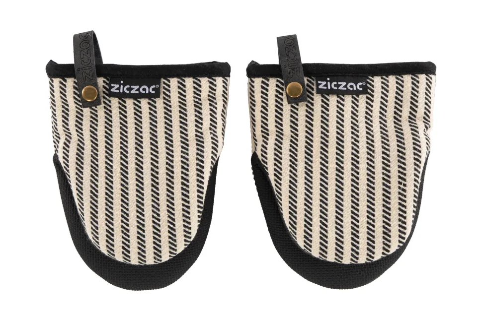 Keukenhandschoen Ziczac Toledo Black (Set van 2)