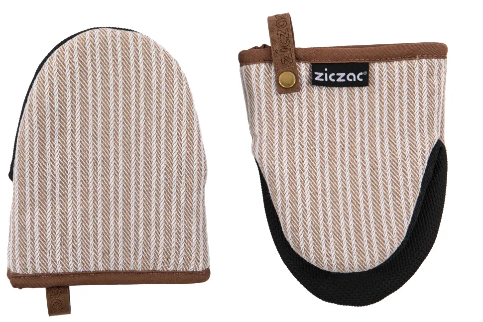 Keukenhandschoen Ziczac Venton Sand (Set van 2)