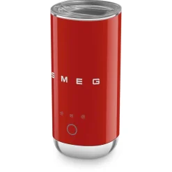 Keukenmachine Set Smeg Filterkoffiemachine DCF02 + Melkopschuimer MFF02 Rood