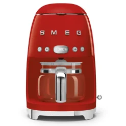 Keukenmachine Set Smeg Filterkoffiemachine DCF02 + Melkopschuimer MFF02 Rood