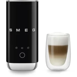 Smeg Keukenmachine Set Filterkoffiemachine DCF02 + Melkopschuimer MFF02 Zwart Online