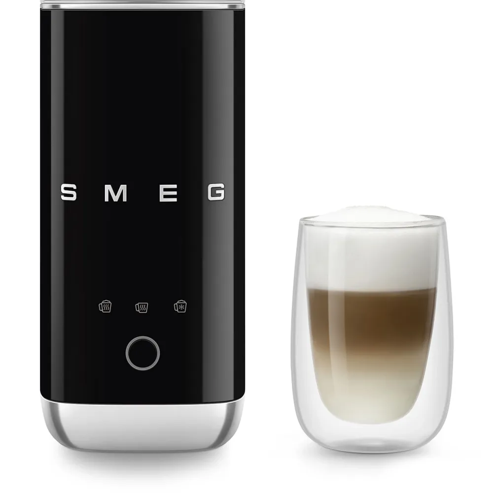 Smeg Keukenmachine Set Filterkoffiemachine DCF02 + Melkopschuimer MFF02 Zwart Online